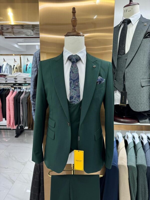 Costumes avec Gilet - vert