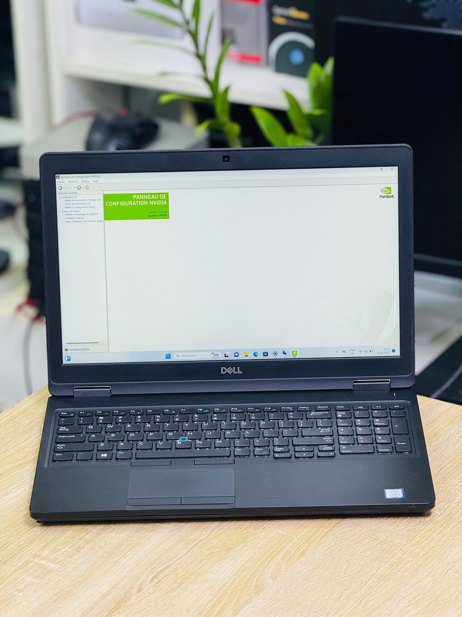 DELL PRÉCISION 3530 core i7 MOBILE WORKSTATION 8th génération dédiée 04Go – Image 2