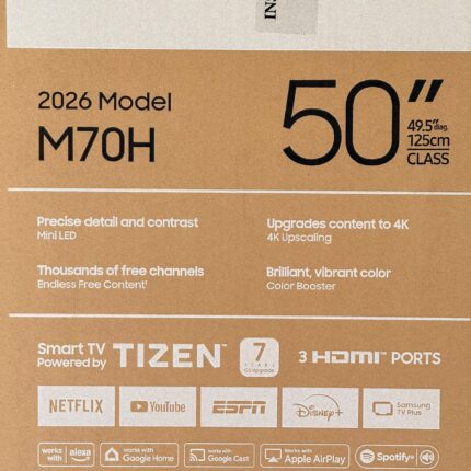 SAMSUNG 50 pouces Mini LED M70H 4K Vision AI Smart TV (2026)