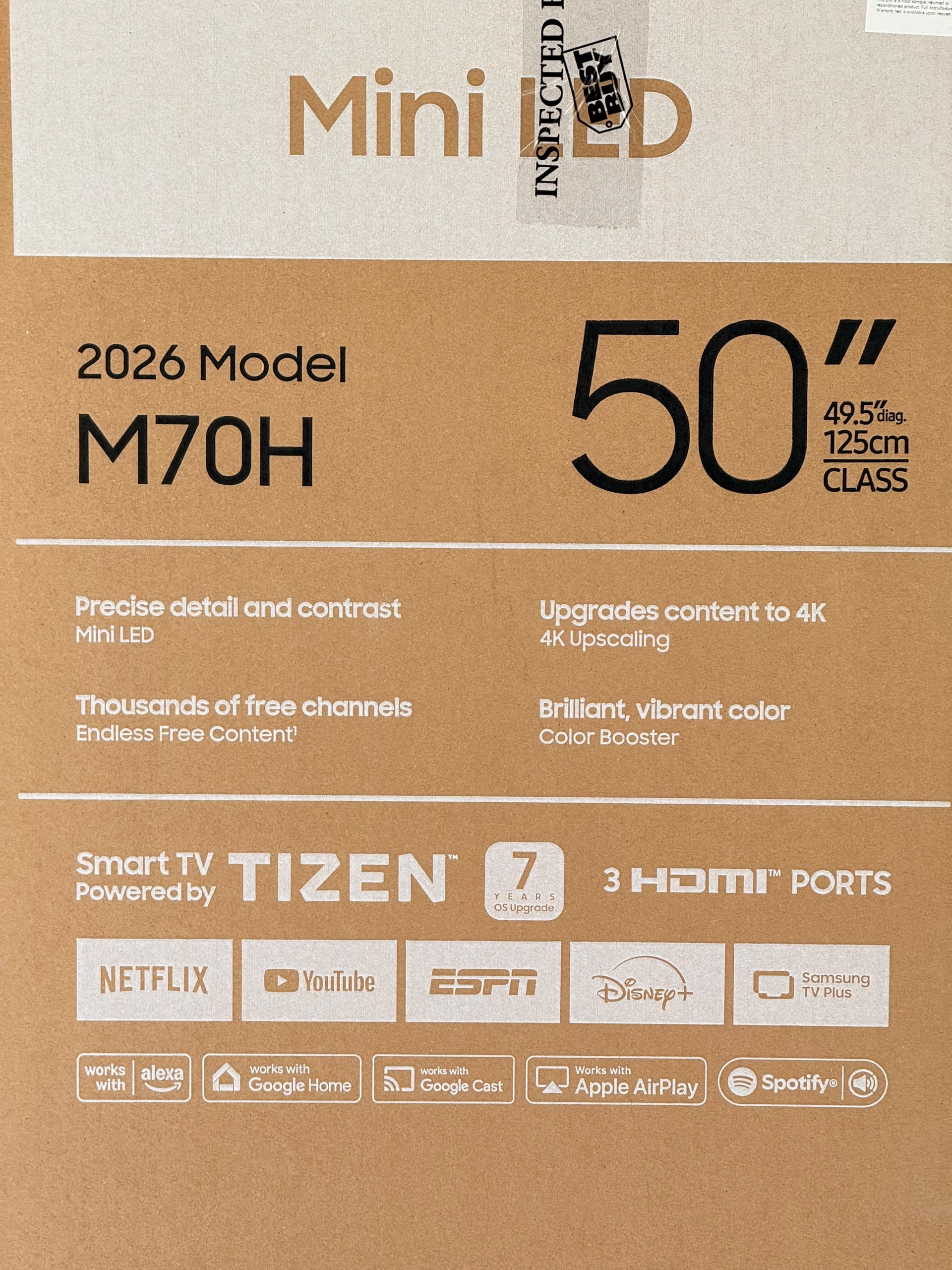 66cdb79c-6895-41e0-923c-c4833a340c23 SAMSUNG 50 pouces Mini LED M70H 4K Vision AI Smart TV (2026) – Image 1